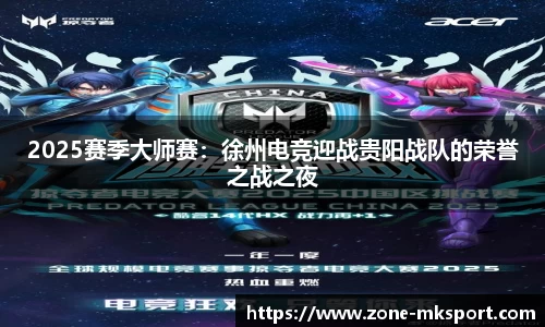 2025赛季大师赛:徐州电竞迎战贵阳战队的荣誉之战之夜